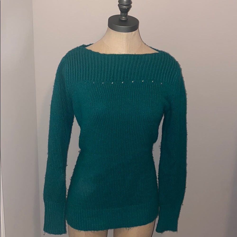 Loft Size M Emerald Green Sweater